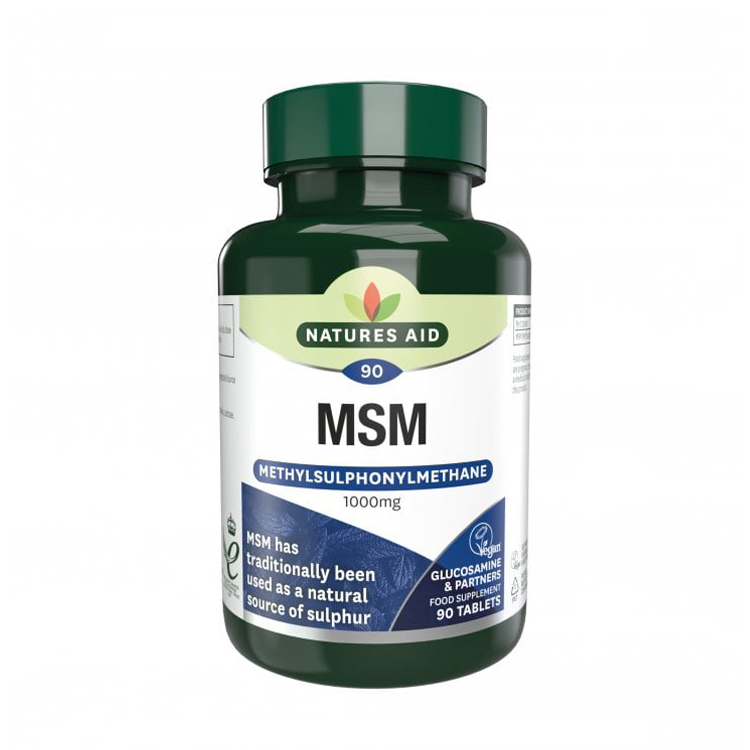 Natures Aid MSM 1000mg 90 tabs